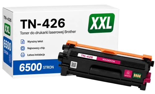 Toner Brother TN-426 XXL zamiennik - 6500 stron (Magenta)