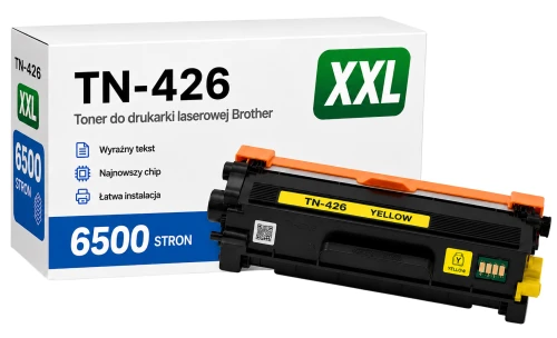 Toner Brother TN-426 XXL zamiennik - 6500 stron (Żółty)