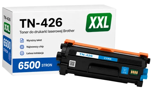Toner Brother TN-426 XXL zamiennik - 6500 stron (Niebieski)