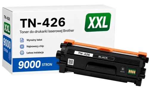 Toner Brother TN-426 BK XXL zamiennik - 9000 stron (Czarny)