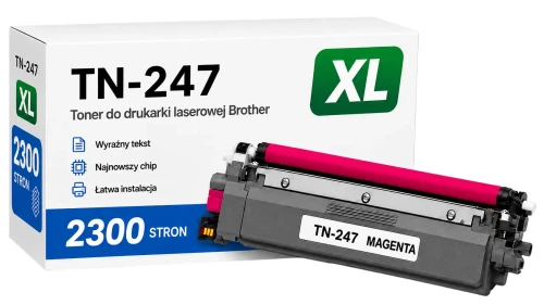Toner Brother TN-247 M XL zamiennik - 2300 stron (Magenta)