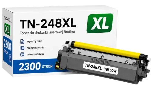 Toner Brother TN-248 Y XL zamiennik - 2300 stron (Żółty)