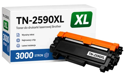 Toner Brother TN-2590 XL zamiennik - 3000 stron (Czarny)