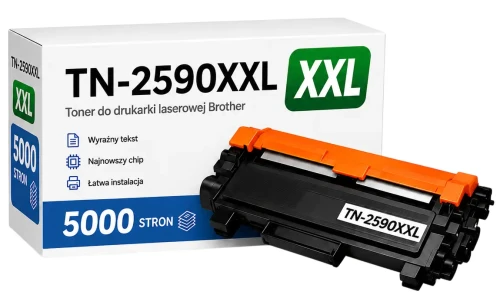 Toner Brother TN-2590 XXL zamiennik do MFC-L2922DW - 5000 stron (Czarny)