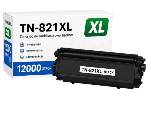 Toner Brother TN-821 BK XL zamiennik - 12000 stron (Czarny)