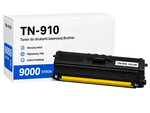 Toner Brother TN-910 Y zamiennik - 9000 stron (Żółty)