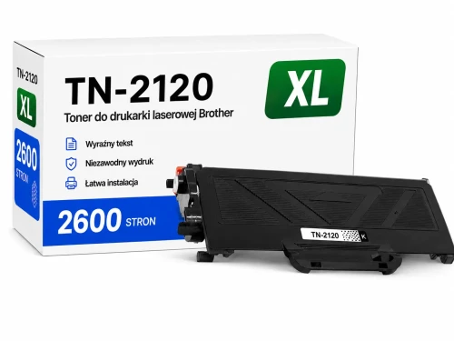 Toner Brother TN-2120 XL zamiennik - 2600 stron (Czarny)