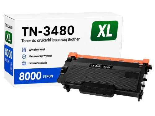 Toner Brother TN-3480 XL zamiennik - 8000 stron (Czarny)
