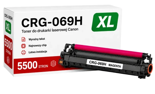 Toner Canon 069H XL zamiennik - 5500 stron (Magenta)
