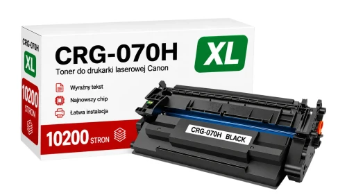 Toner Canon CRG-070H XL zamiennik CHIP - 10200 stron (Czarny)