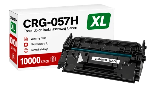 Toner Canon CRG-057H XL Chip zamiennik - 10000 stron (Czarny)