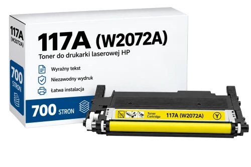 Toner HP 117a Żółty zamiennik