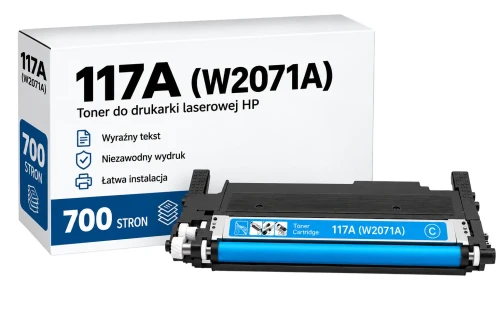 Toner HP 117a Niebieski zamiennik