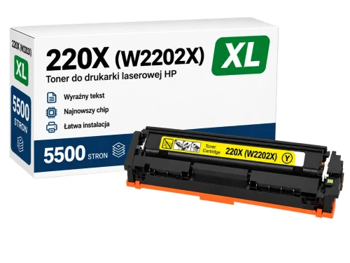 Toner HP 220X Żółty zamiennik