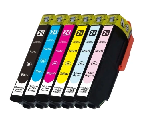 Tusze Epson 24XL T2431-T2436 zamienniki