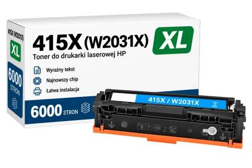 Toner HP 415X Niebieski zamiennik