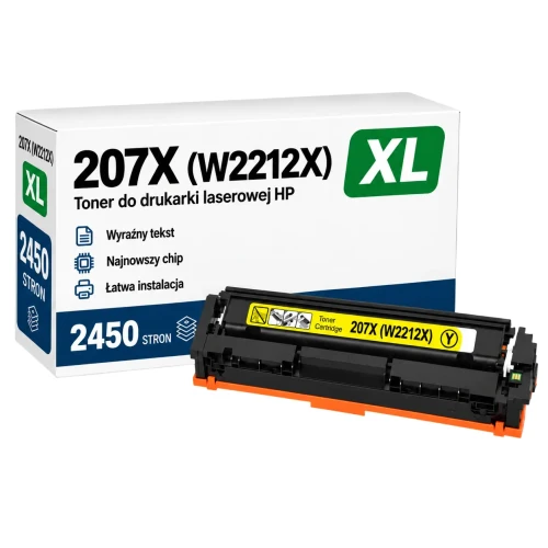 Toner HP 207X Żółty zamiennik