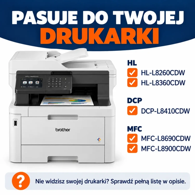 Tonery Brother TN423 kompatybilne drukarki