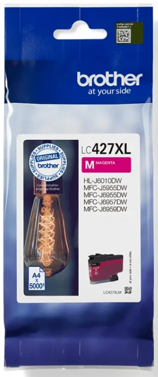 Tusz XL Brother LC-427C Magenta