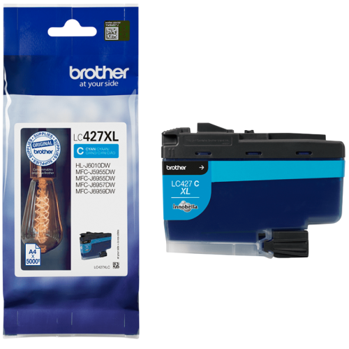 Tusz XL Brother LC-427C Niebieski