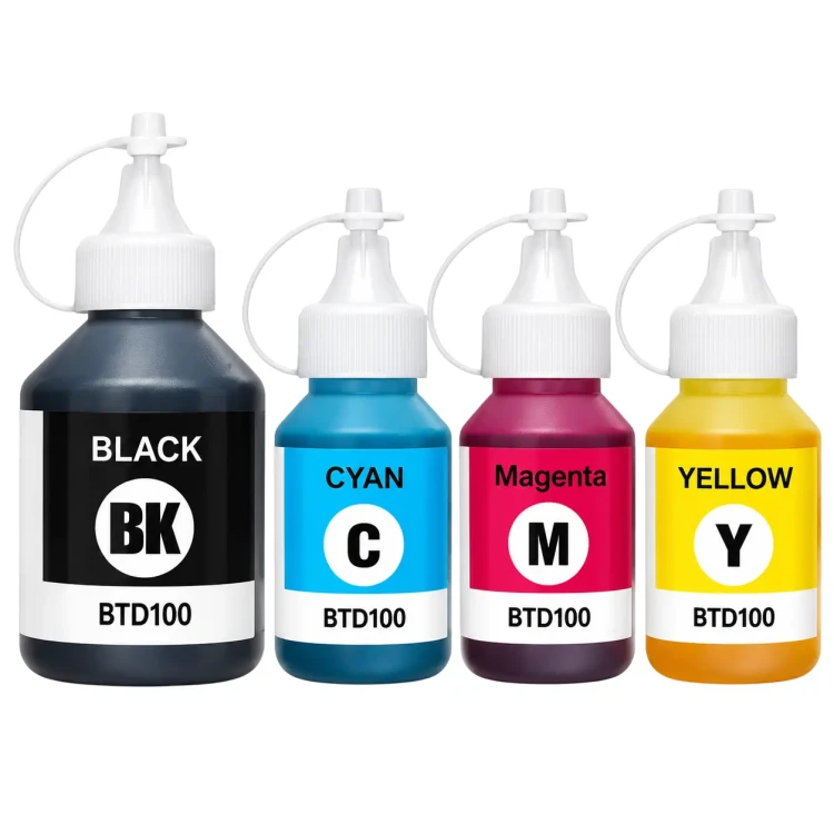 Tusze Brother BTD100 CMYK zamienniki