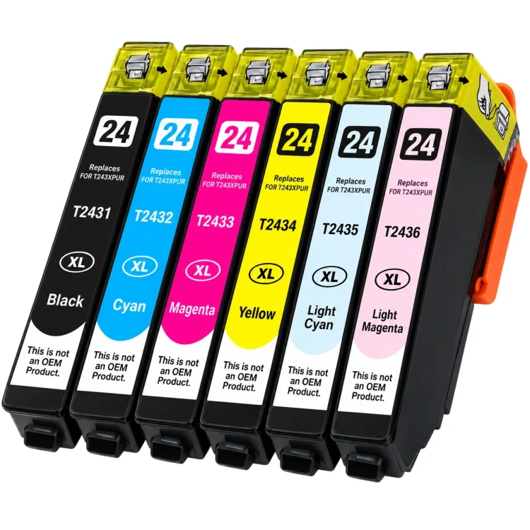 Tusze Epson 24XL T2431-T2436 zamienniki