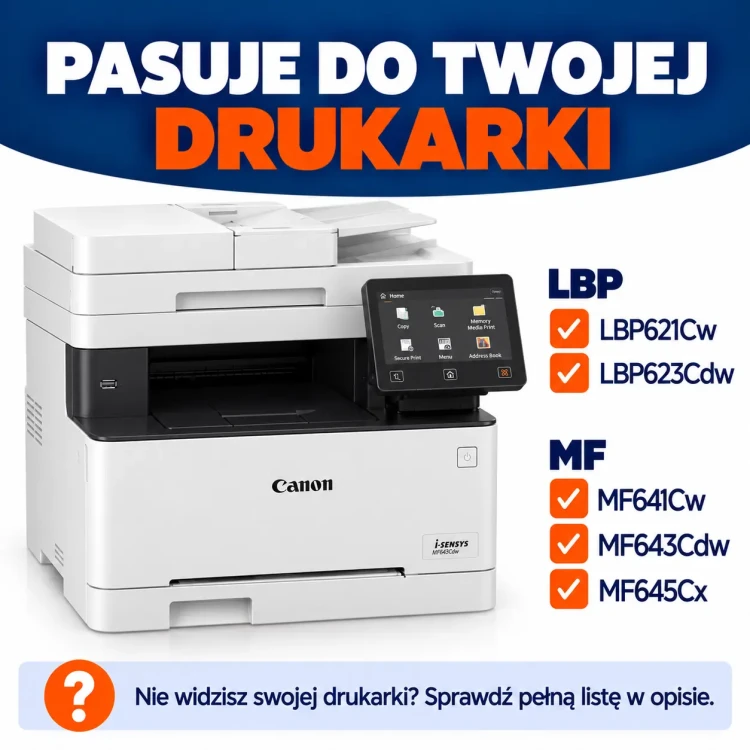 Pasujące tonery do drukarek Canon.webp
