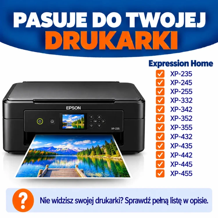 Kompatybilne drukarki Epson Expression Home.webp