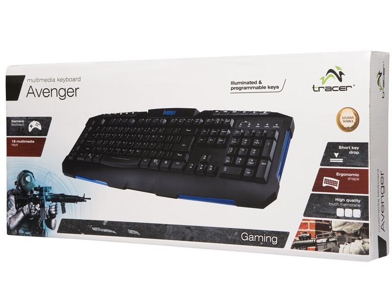 Klawiatura Tracer Avenger dla graczy