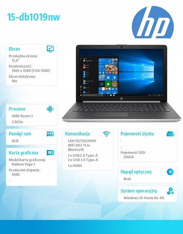 HP 15-db1019nw