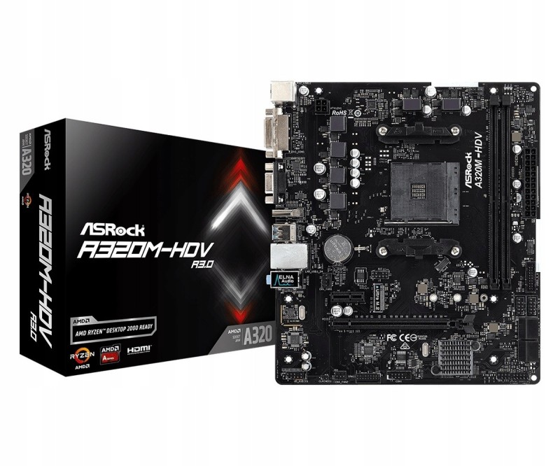 AMD Ryzen 5 3600 + ASRock A320M + G.Skill 16GB