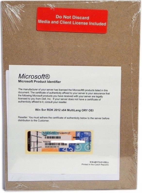 DELL WINDOWS SERVER 2012 R2 FOUNDATION EDITION