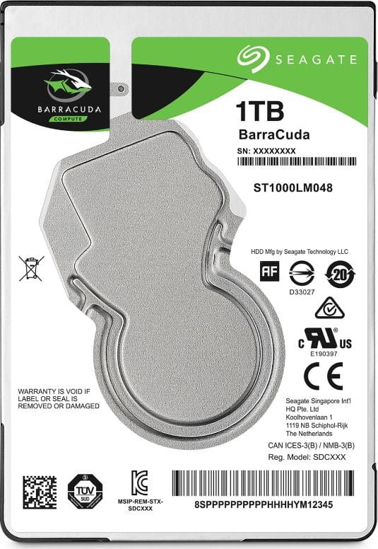 Dysk HDD 2,5" Seagate BarraCuda 1TB