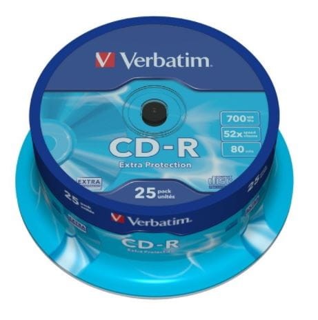 Płyty Verbatim CD-R 700MB 52x 80min 25 sztuk