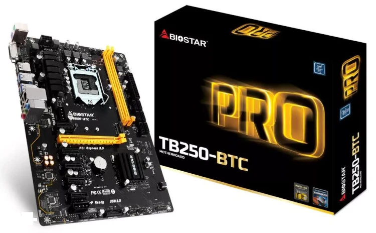 Biostar TB250-BTC do koparki