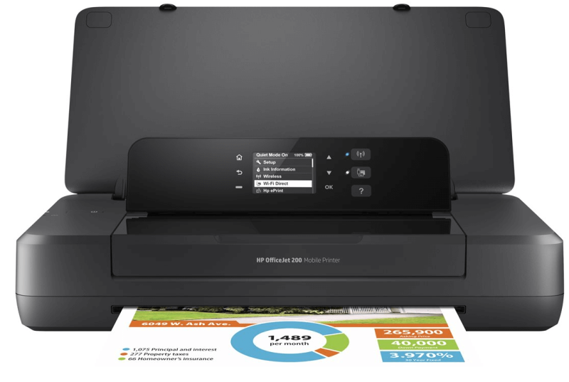 Drukarka przenośna z akumulatorem HP OfficeJet 200 Mobile