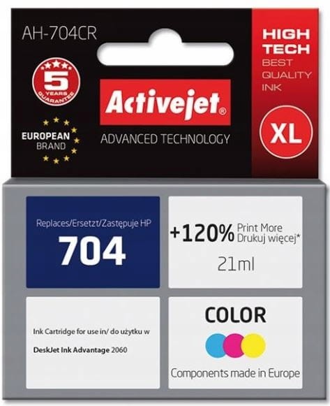 Tusz ActiveJet AH-704BR XL czarny do HP 2060