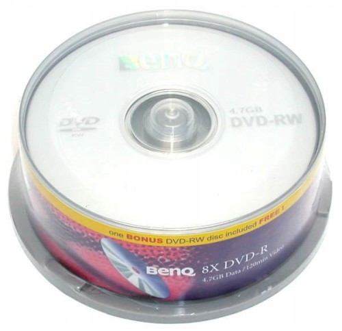 BenQ DVD-R/25+1 DVD+RW 4.7GB 16x 120min