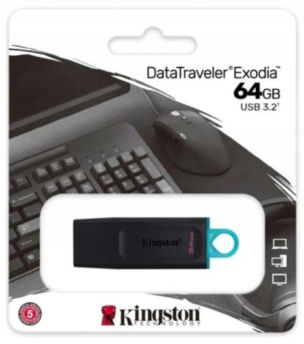 Pendrive Kingston 64GB szybka Pamięć USB 3.0/3.2