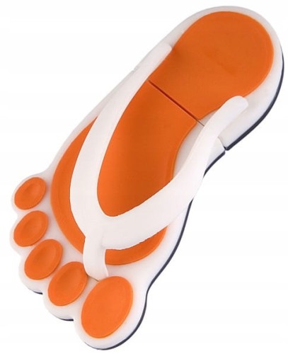 endrive 4GB Tracer Slippers USB 2.0 pomarańczowy