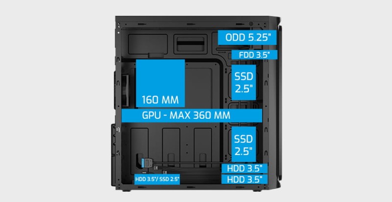 Obudowa Natec Cabassu G2 USB 3.0 czytnik kart SD i microSD