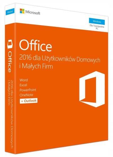 Microsoft Office 2016 dla użytkowników domowych i firm