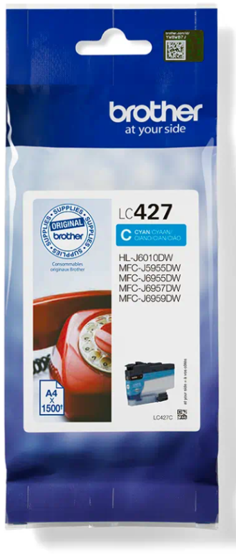Tusz Brother LC-427C Niebieski