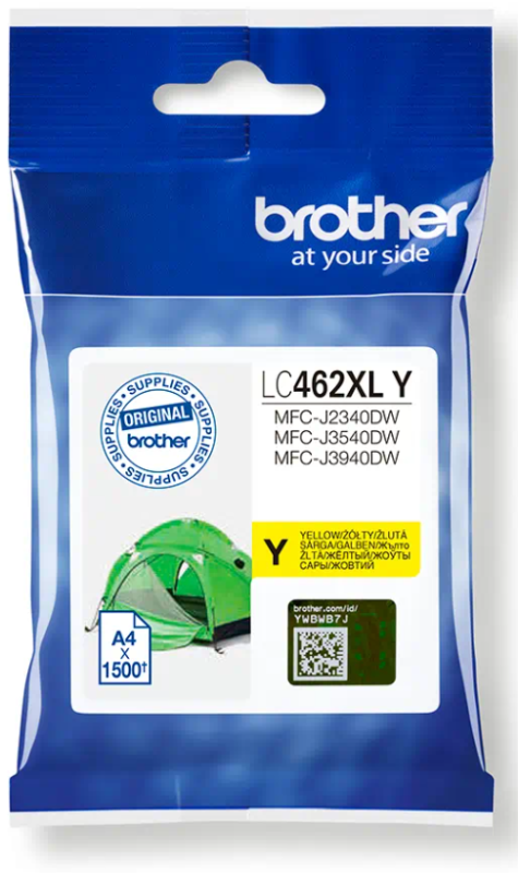 Tusz Brother LC-462XLY Żółty