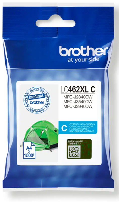 Tusz Brother LC-462XLC Niebieski