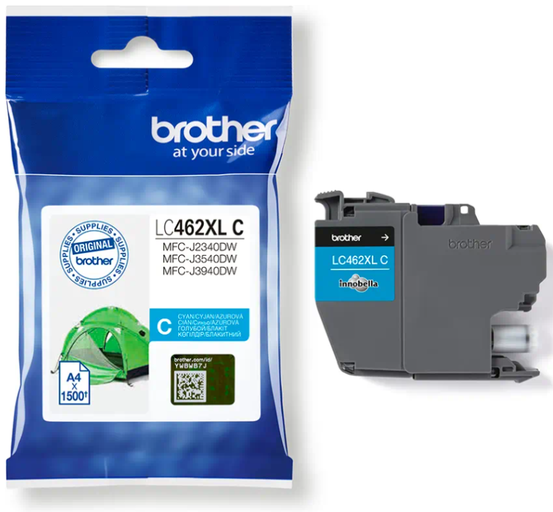 Tusz Brother LC-462XLC Niebieski