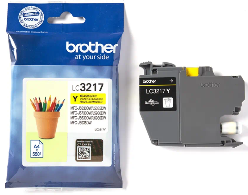 Tusz Brother LC-3217Y Żółty