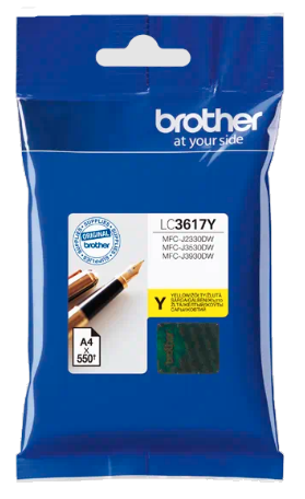 Tusz Brother LC-3617Y Żółty