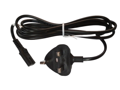 Kabel zasilający angielski ósemka 1,5m UK