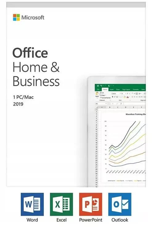 Microsoft Office 2019 Home &amp; Business PL BOX 32/64bit Win/MAC